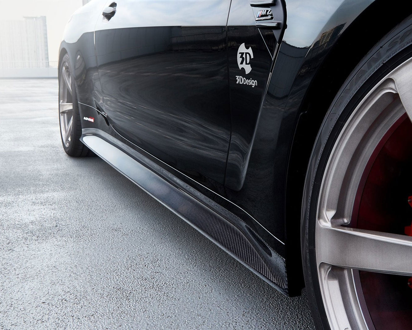3ddesign bmw g82 m4 carbon sideskirt