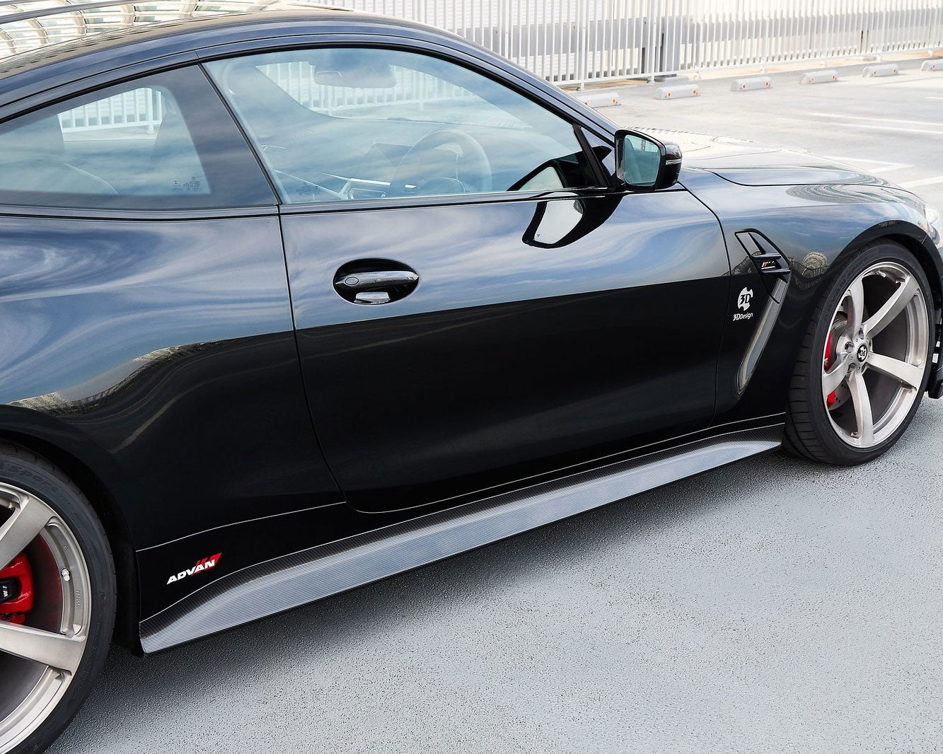 3ddesign bmw g82 m4 carbon sideskirt