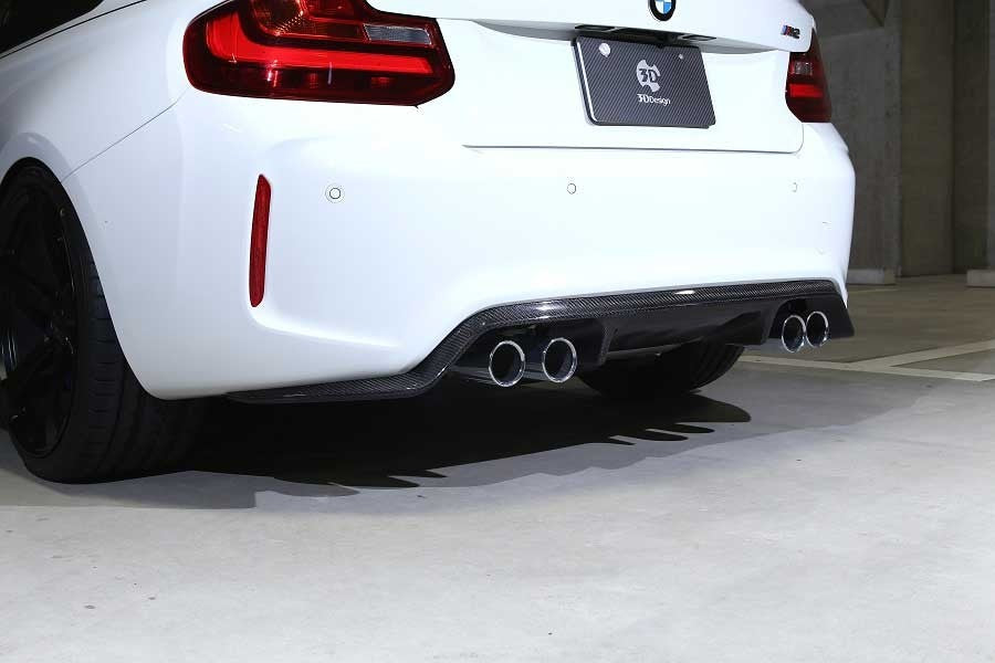 3ddesign bmw m2 rear diffuser type 1 3108 28711 