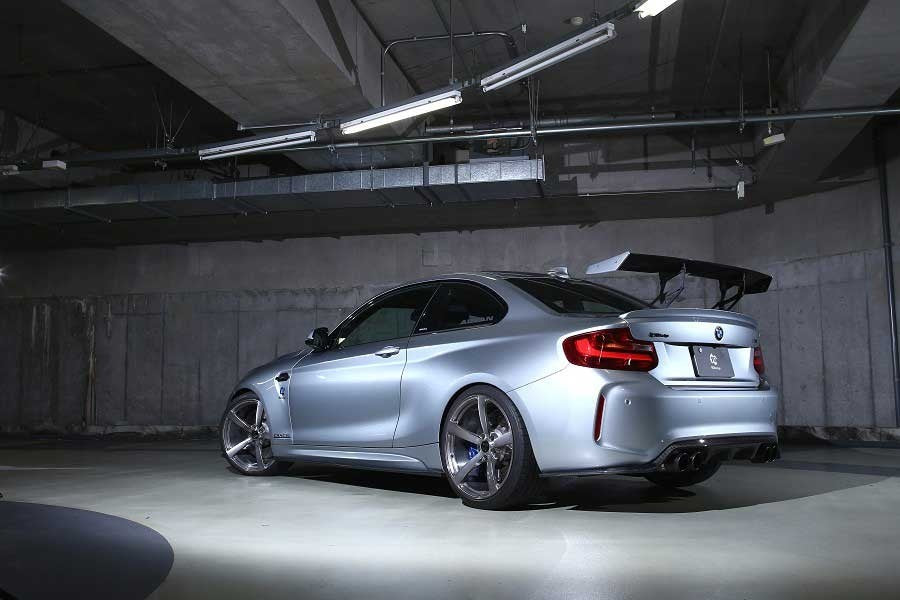 3ddesign bmw m2 rear diffuser type 2 