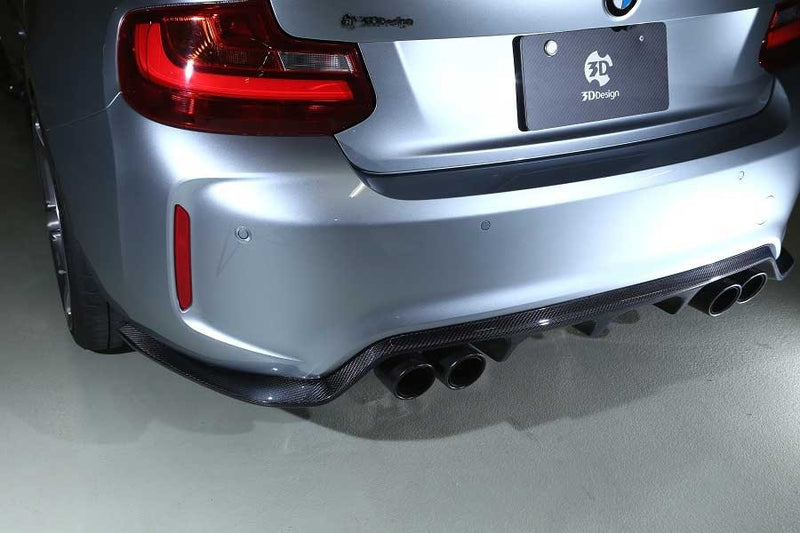 3DDesign BMW M2 f87 Competition rear diffuser type 2 carbon