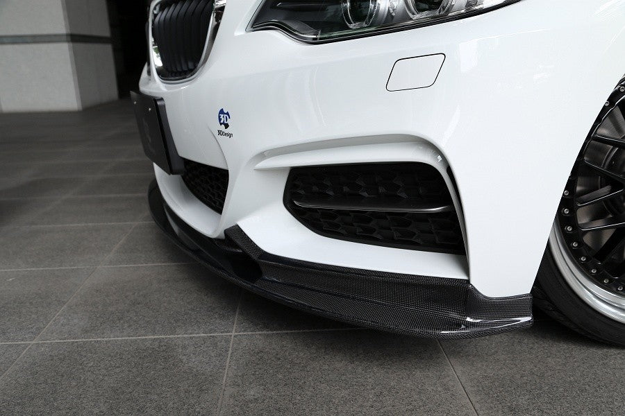 3DDesign Front lip spoiler carbon | BMW F22 M235i