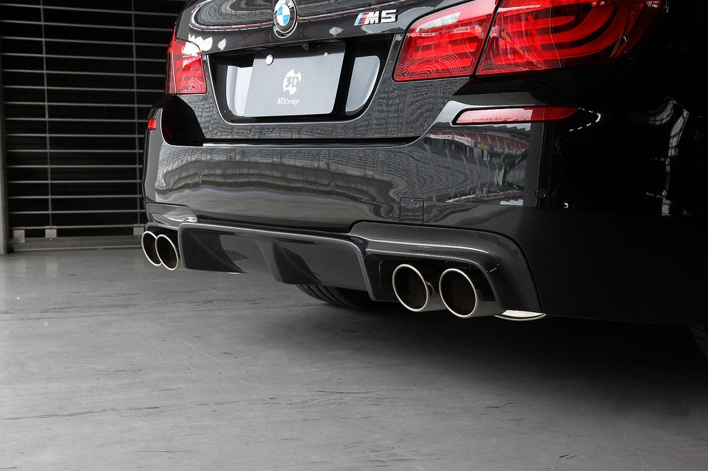 3DDesign diffuser BMW M5 F10 in carbon - Baan Velgen