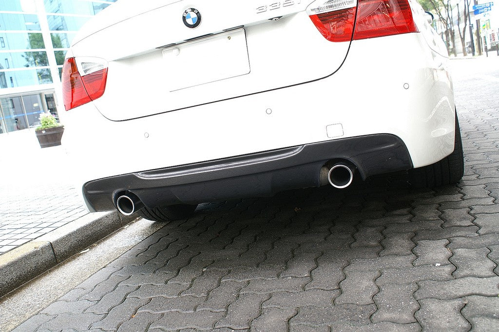 3DDesign Rear diffuser 2-tip | BMW E90 E91 E92 E93 335i