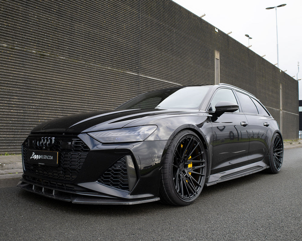 Audi RS6 C8 lowered with BAAN air suspension lowering links