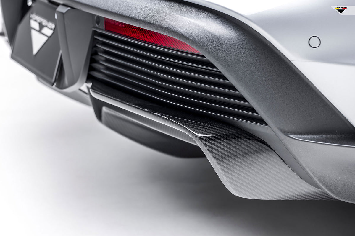 Vorsteiner carbon diffuser Porsche Taycan turbo s