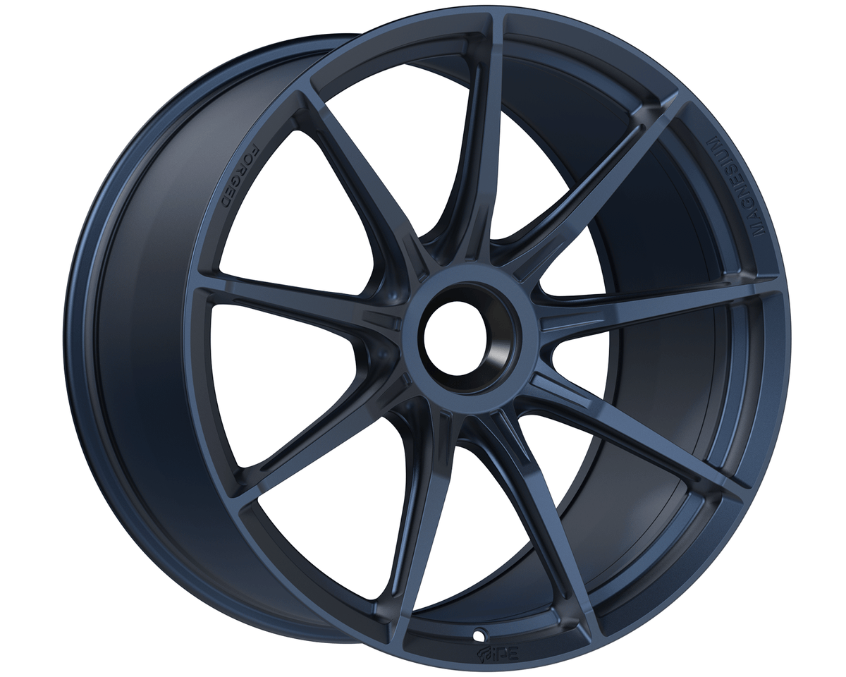 IPE MFR02 magnesium wheel Porsche 992 GT3 indigo blue