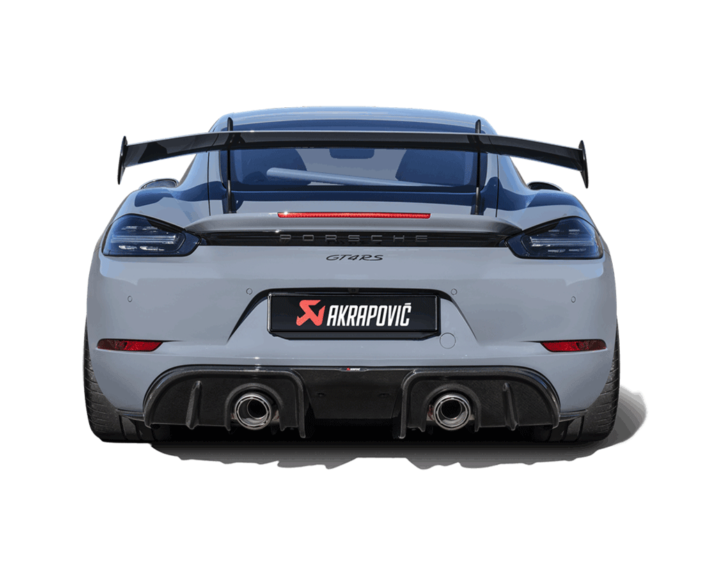 Akrapovič Carbon Diffuser Porsche 718 GT4 RS