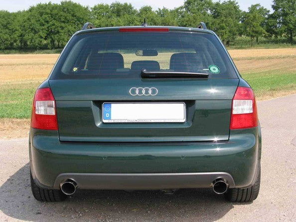 Eisenmann 2 x 120 x 77 mm prestatie-uitlaat // Audi A4 B6