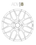 ADV1 wheels ADV8SL Track Spec contoured SL super light