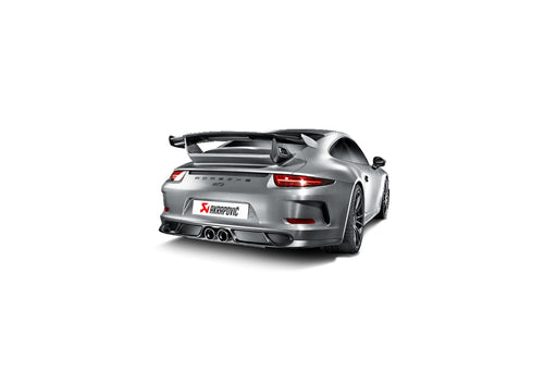 Akrapovic koolstofvezel diffuser | Porsche991GT3