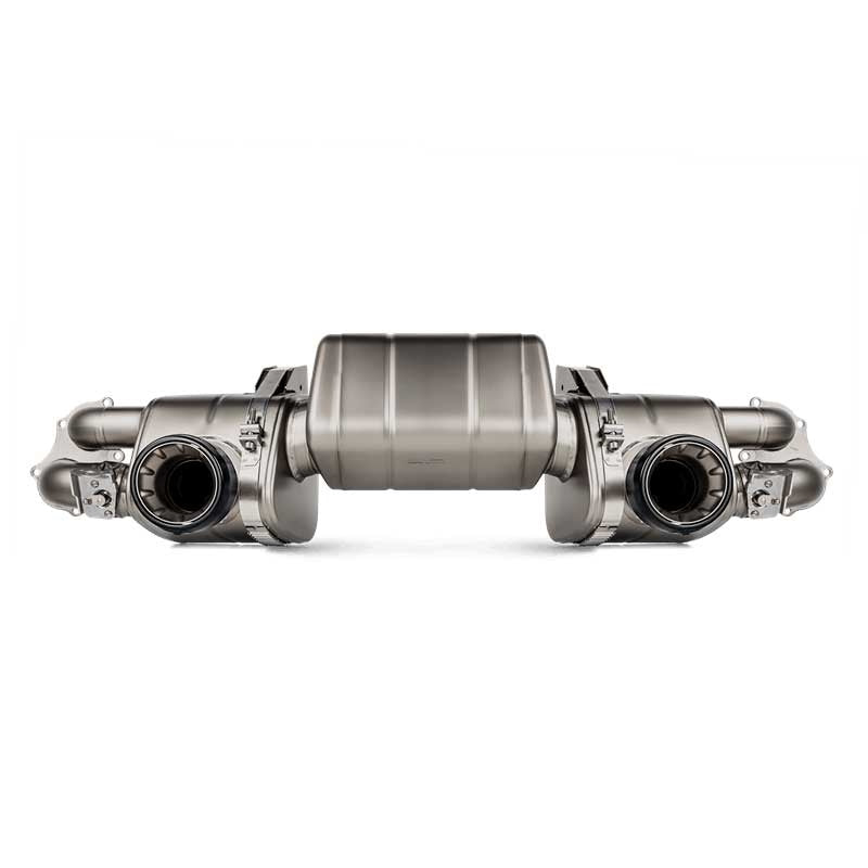 akrapovic exhaust porsche 718 gt4 spyder 