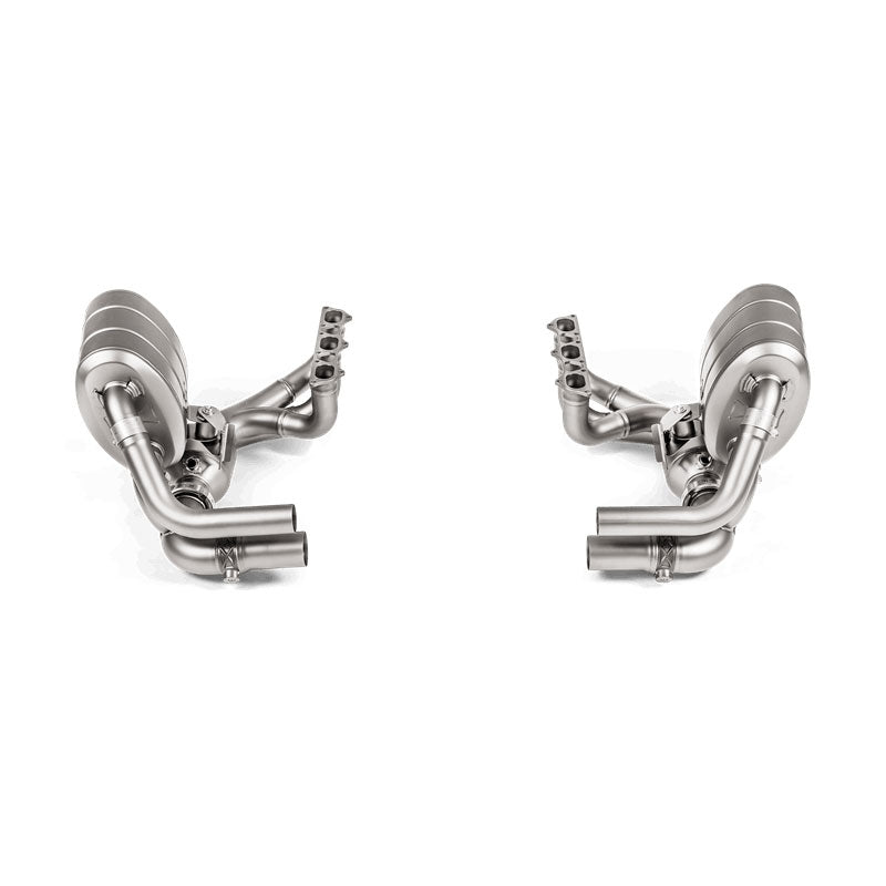 akrapovic porsche 991 2 gt3 rs evolution header set 