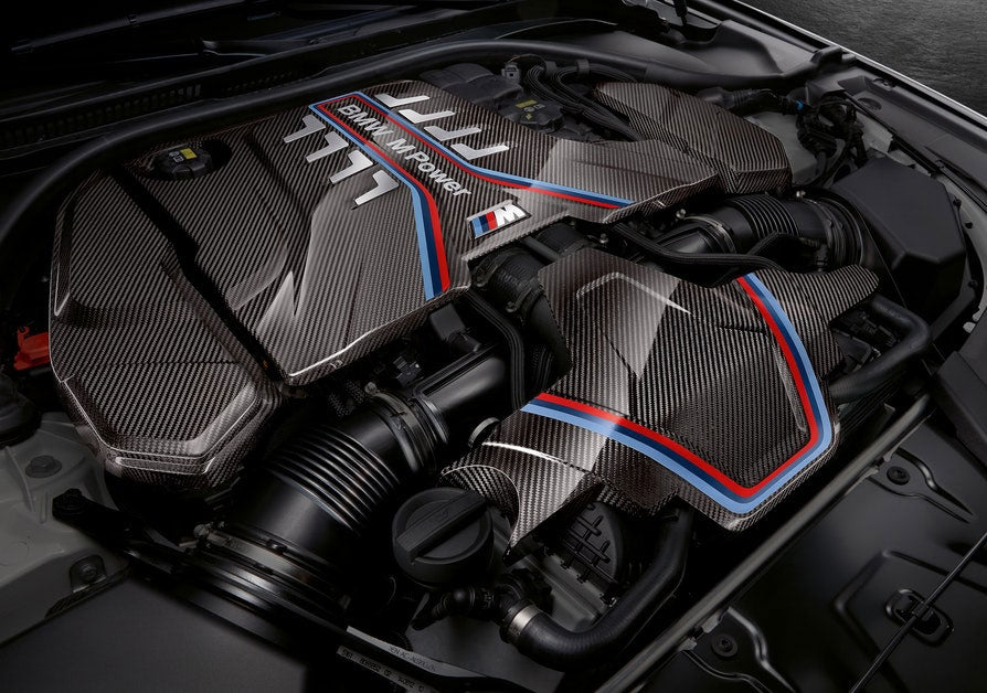 BMW M5 F90 engine cover M performance