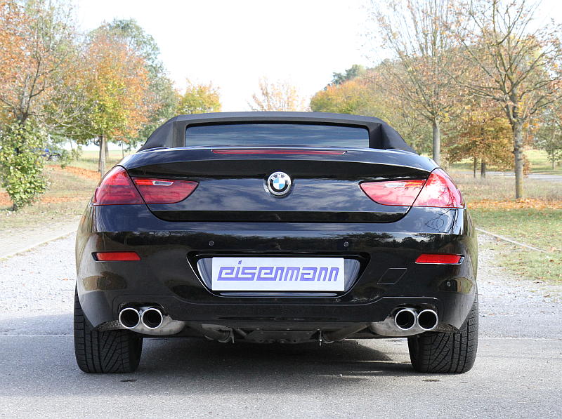 Eisenmann 4 x 90 mm prestatie-uitlaat // BMW F06 Grand coupé 640i en 650i