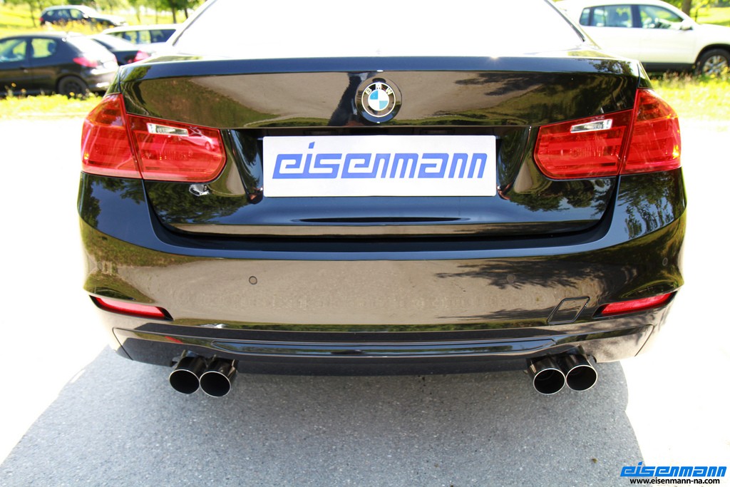 Eisenmann BMW 320D F30 Exhaust 4 x 76mm - Baan Velgen