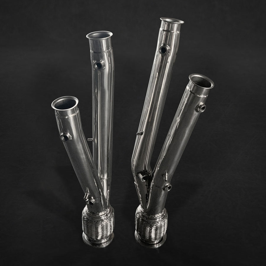 Capristo Dampened Secondary Cat Spare Pipes - Aston Martin V12