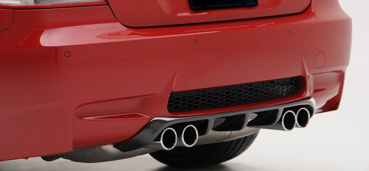 BMW E92 M3 Style Rear Bumper – Single Outlet + Dual Muffler Diffuser – Good Go