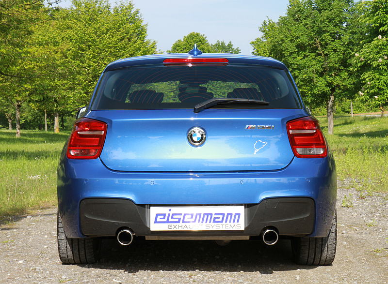 eisenmann exhaust bmw 1 serie f20 f21 m135i  2x90mm 2 