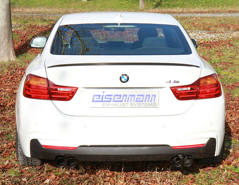 Eisenmann 4 x 76 mm prestatie-uitlaat // BMW F32 428i