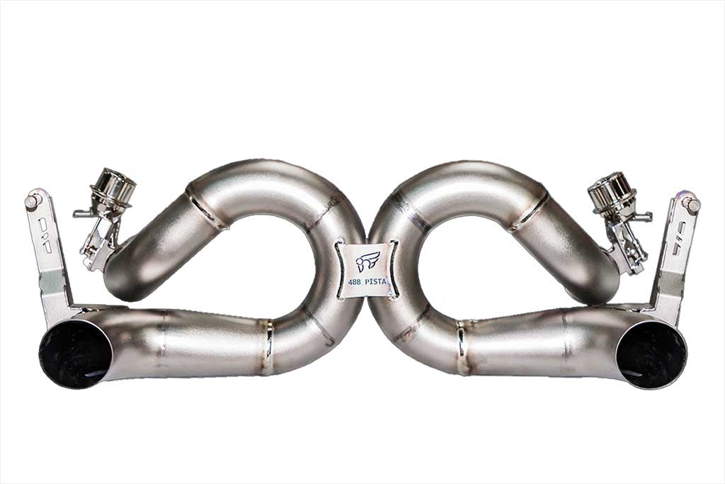 ipe ferrari 488 pista muffler