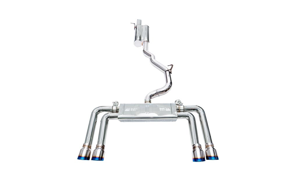 ipe innotech performance exhaust performance line audi 8v s3 mid pipe valvetronic muffler remote controle module tips 5 