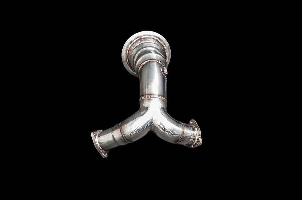 ipe innotech performance exhaust performance line audi b9 s4 s5 down pipe 3 