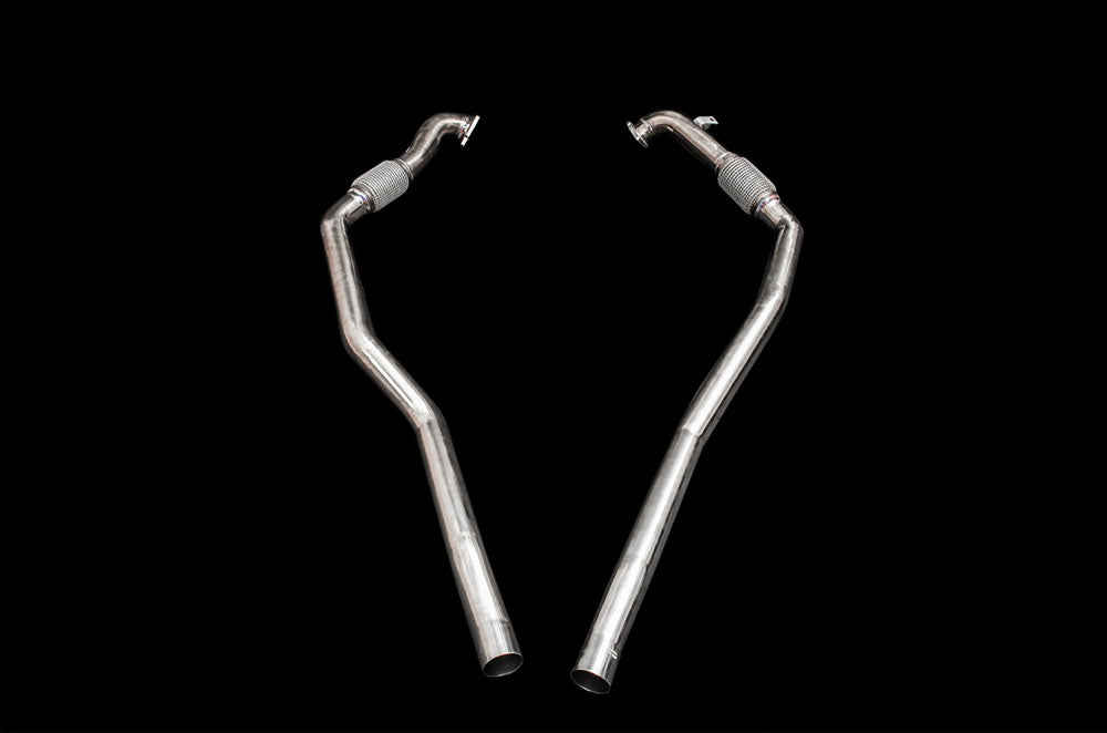 ipe innotech performance exhaust performance line audi b9 s4 s5 front pipe 