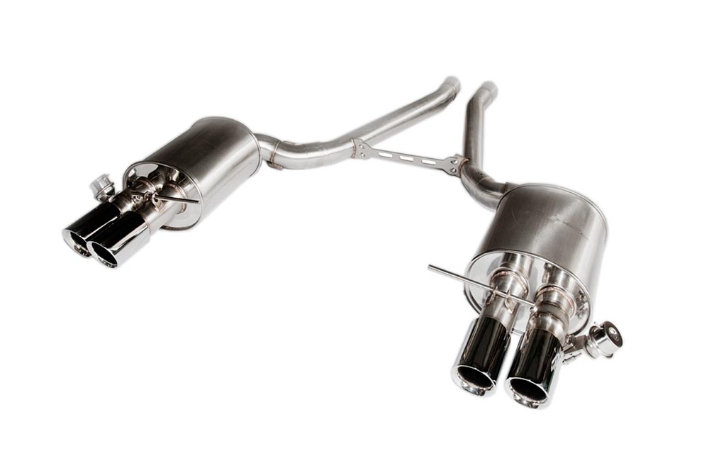 ipe innotech performance exhaust performance line bmw e60 m5 front x pipe back valvetronic muffler tips 2 3 