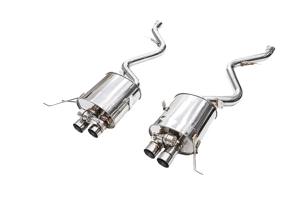 ipe innotech performance exhaust performance line bmw e90 e92 e93 m3 evolution valvetronic muffler tips 3 1 3 