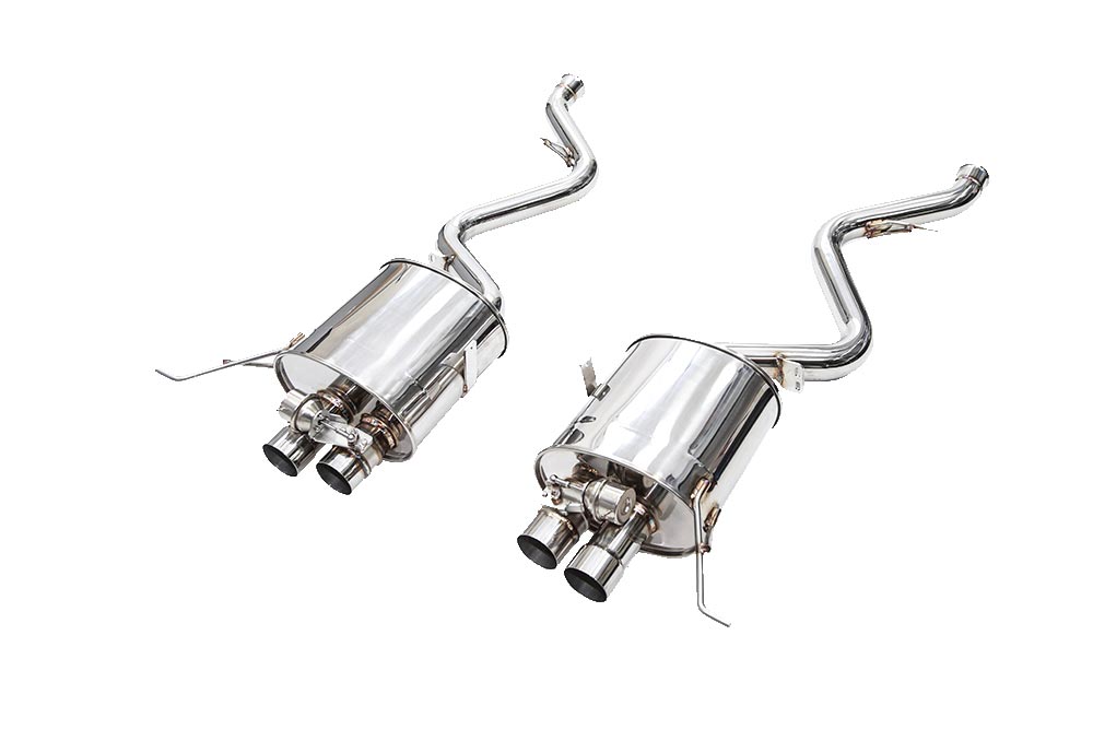 ipe innotech performance exhaust performance line bmw e90 e92 e93 m3 f1 sound valvetronic muffler tips 4 