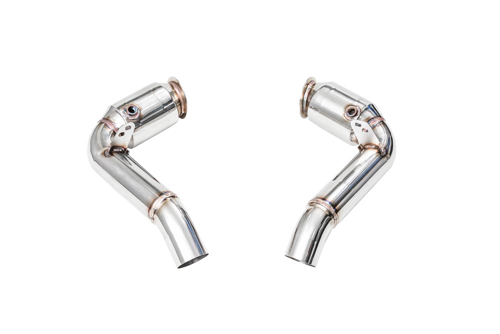 ipe innotech performance exhaust performance line bmw f10 m5 catalyst pipes 1 3 