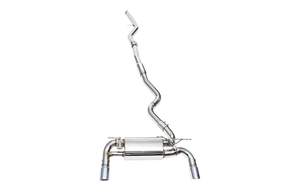 ipe innotech performance exhaust performance line bmw f30 320i 328i front mid pipe valvetronic muffler single tips 2 3 