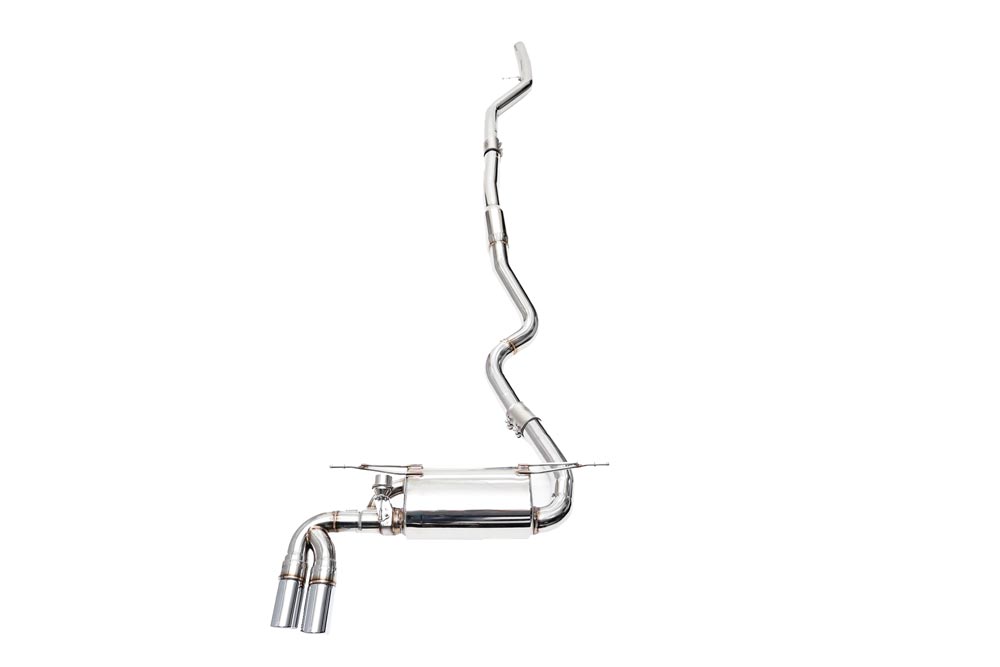 ipe innotech performance exhaust performance line bmw f34 328i gt front mid pipe valvetronic muffler single tips 2 3 