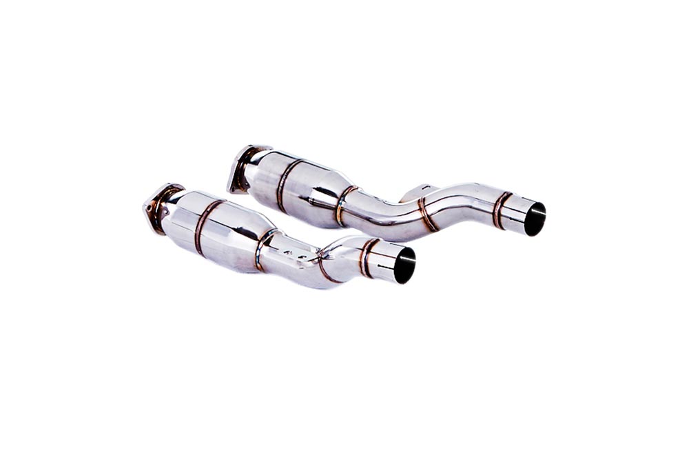 ipe innotech performance exhaust performance line ferrari 599 gtb fiorano cat bypass pipes 2 