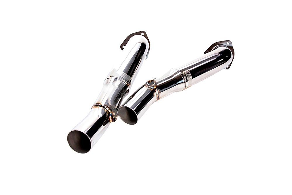 ipe innotech performance exhaust performance line ferrari f430 cat bypass pipes 1 
