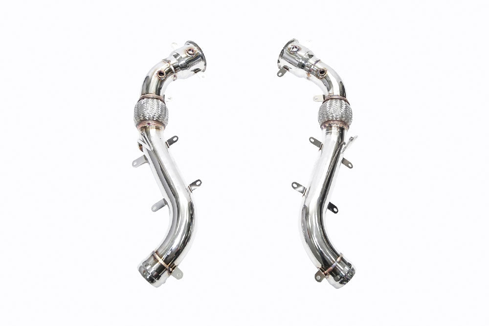 ipe innotech performance exhaust performance line mclaren 540c 570s cat bypass pipes 