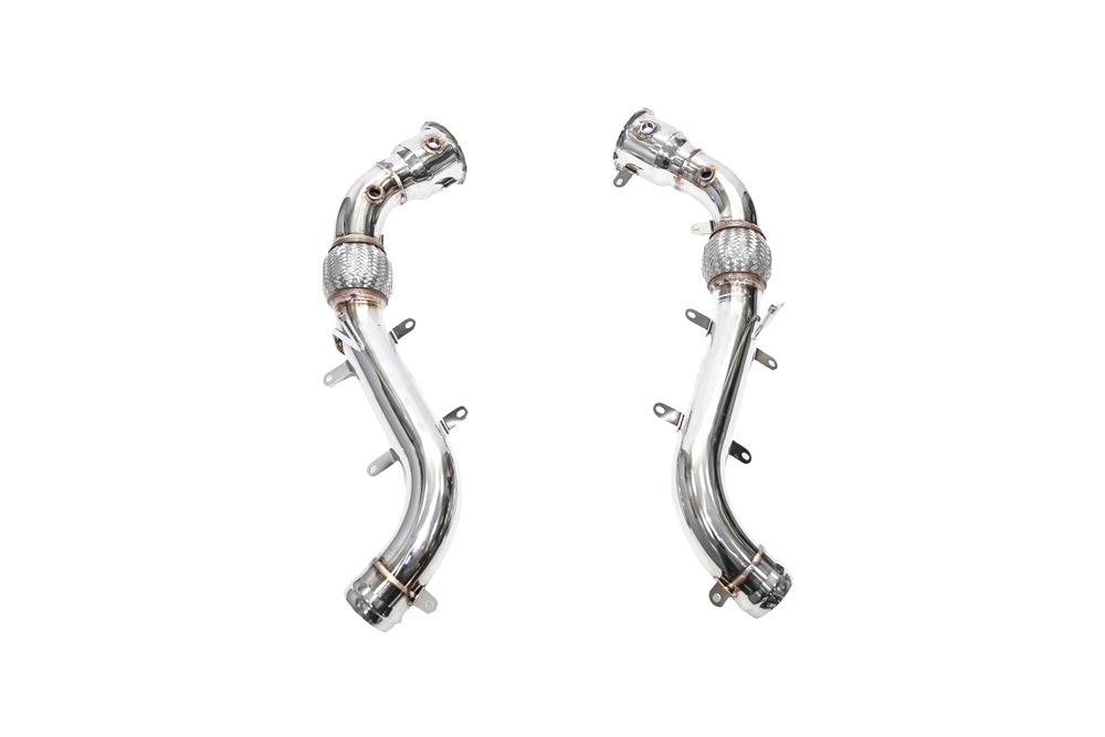 ipe innotech performance exhaust performance line mclaren 650s cat bypass pipes 1 1 