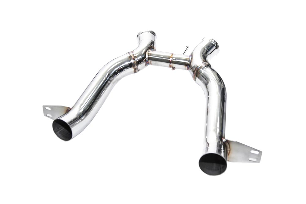 ipe innotech performance exhaust performance line mclaren 650s non valvetronic muffler tips 2 1 