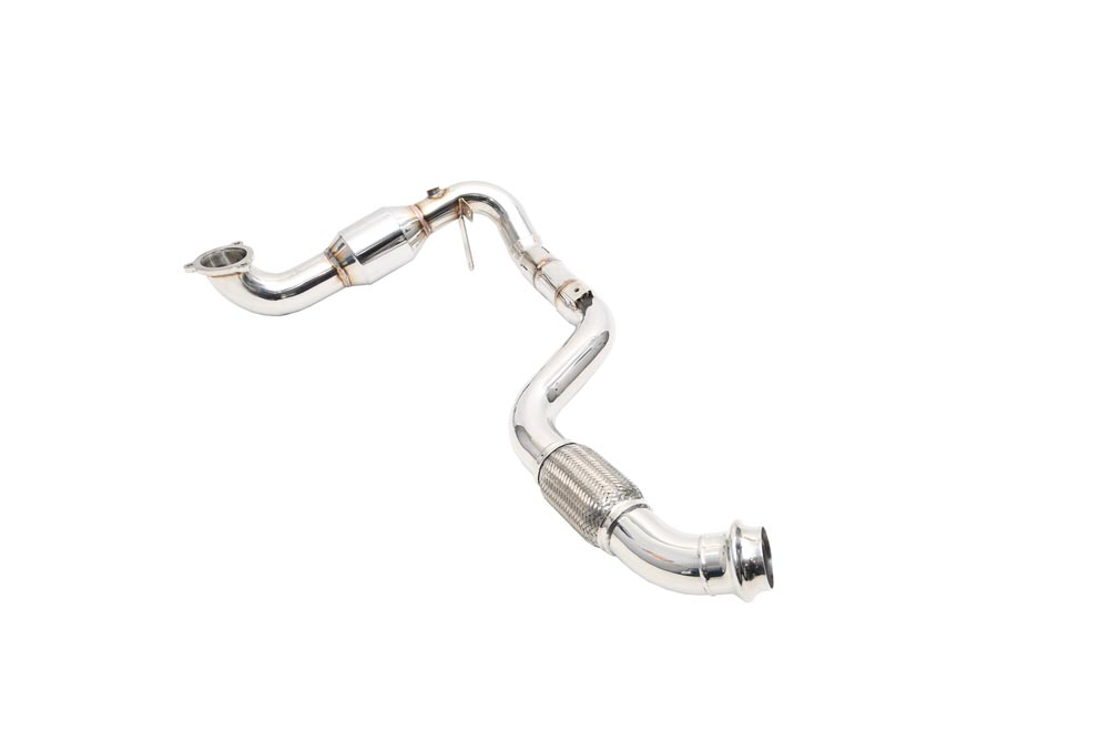 ipe innotech performance exhaust performance line mercedes benz w176 a250 down pipe cat 4 