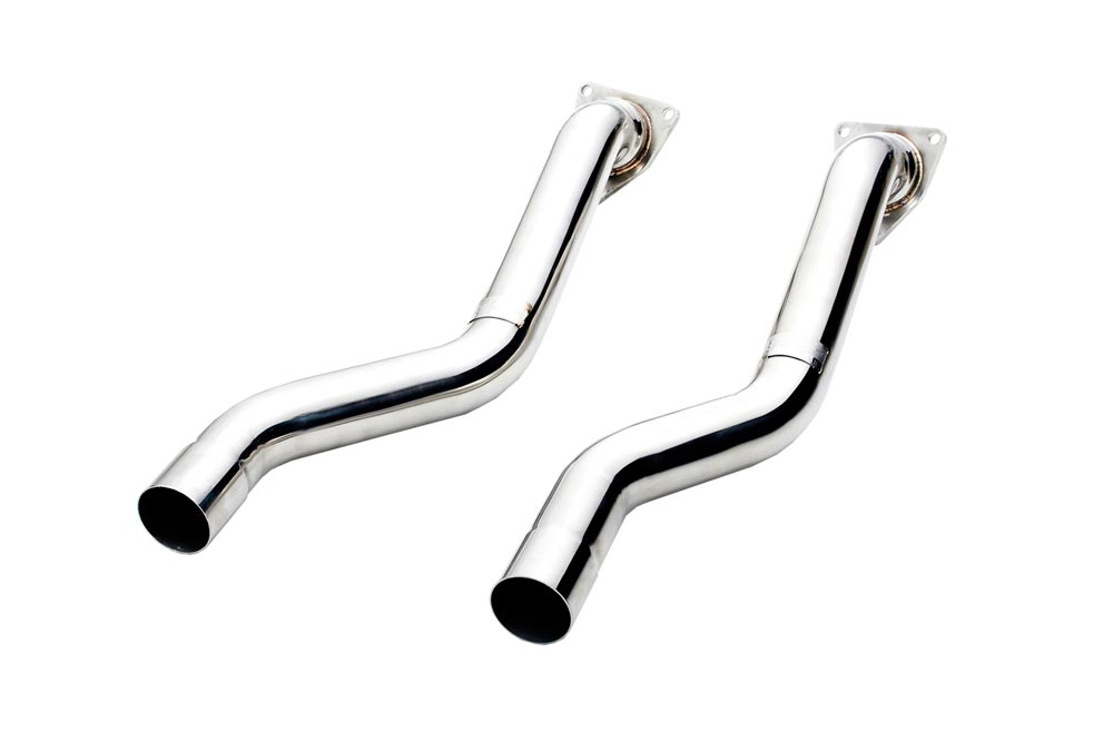 IPE Front Pipes for Porsche 955 Cayenne stainless steel Baan