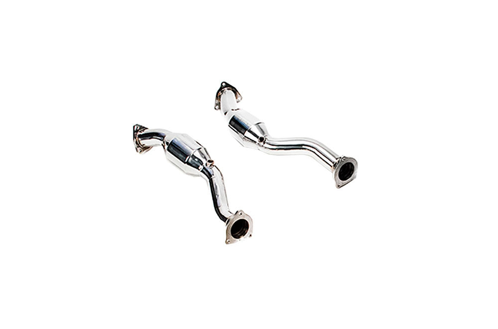 ipe innotech performance exhaust performance line porsche 958 cayenne 3 0t cat pipes 1 