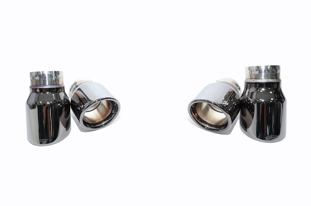 ipe innotech performance exhaust performance line porsche 958 cayenne 3 0t tips chrome black 