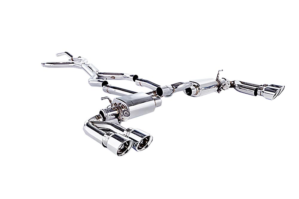 ipe innotech performance exhaust performance line porsche 958 cayenne turbo x pipe valvetronic muffler tips 2 3 