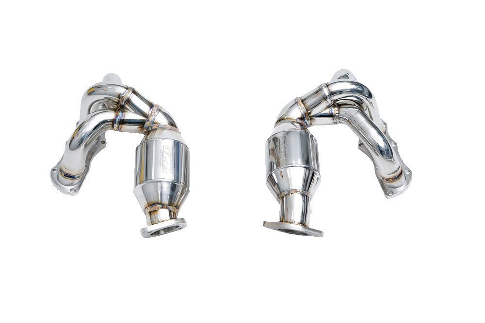 ipe innotech performance exhaust performance line porsche 981 boxster cayman headers cat 1 3 