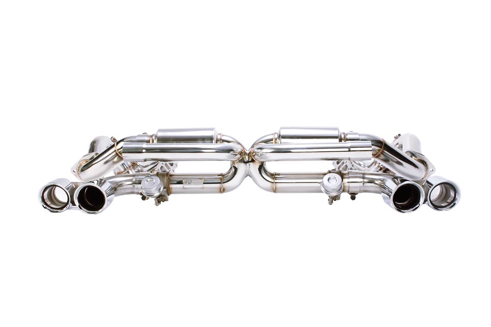 ipe innotech performance exhaust performance line porsche 991 carrera evolution catback valvetronic x pipe tips 2 3 