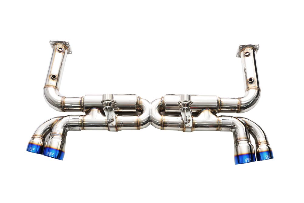 IPE catback exhaust for Porsche 996 Turbo Baan Velgen
