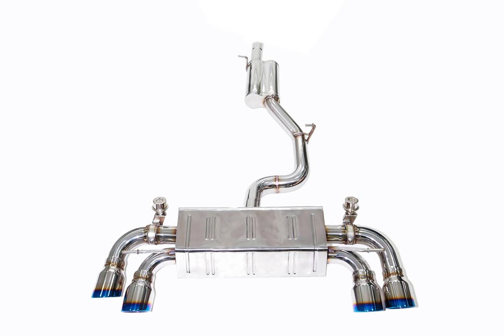 ipe innotech performance exhaust performance line vw golf r mk7 mid pipe valvetronic muffler remote controle module tips 5 