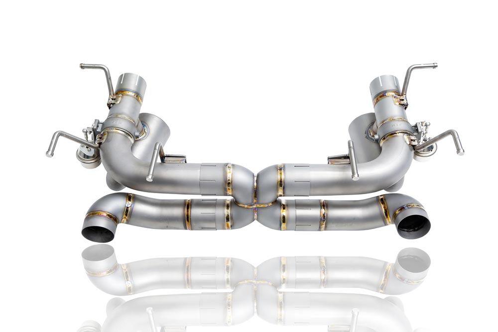 ipe innotech performance exhaust titanium line ferrari 458 speciale valvetronic muffler remote control module 2 1 