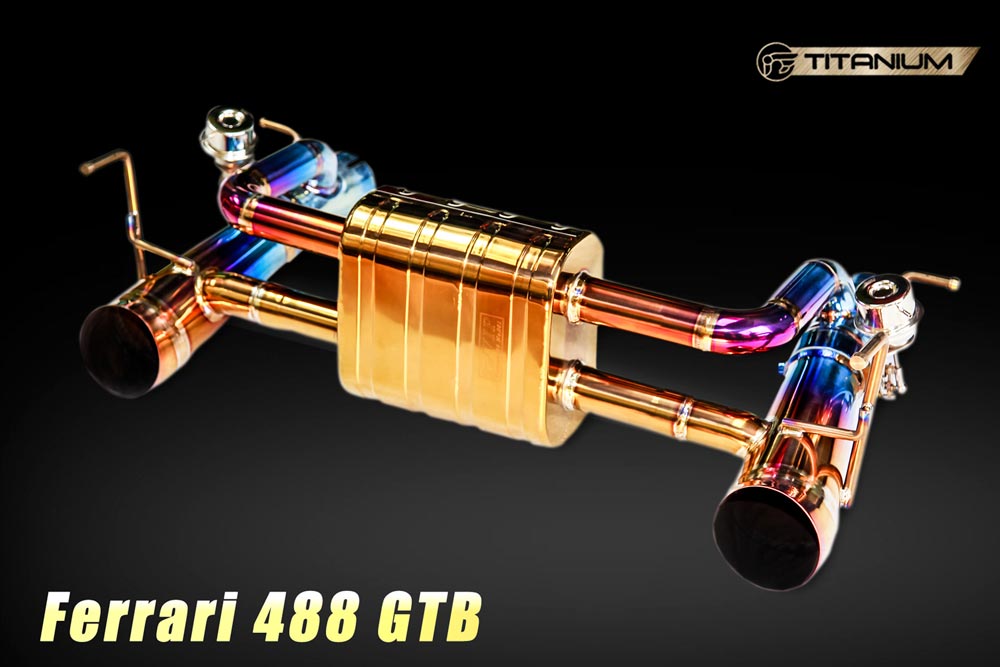 ipe innotech performance exhaust titanium line ferrari 488 gtb evolution full system 1 